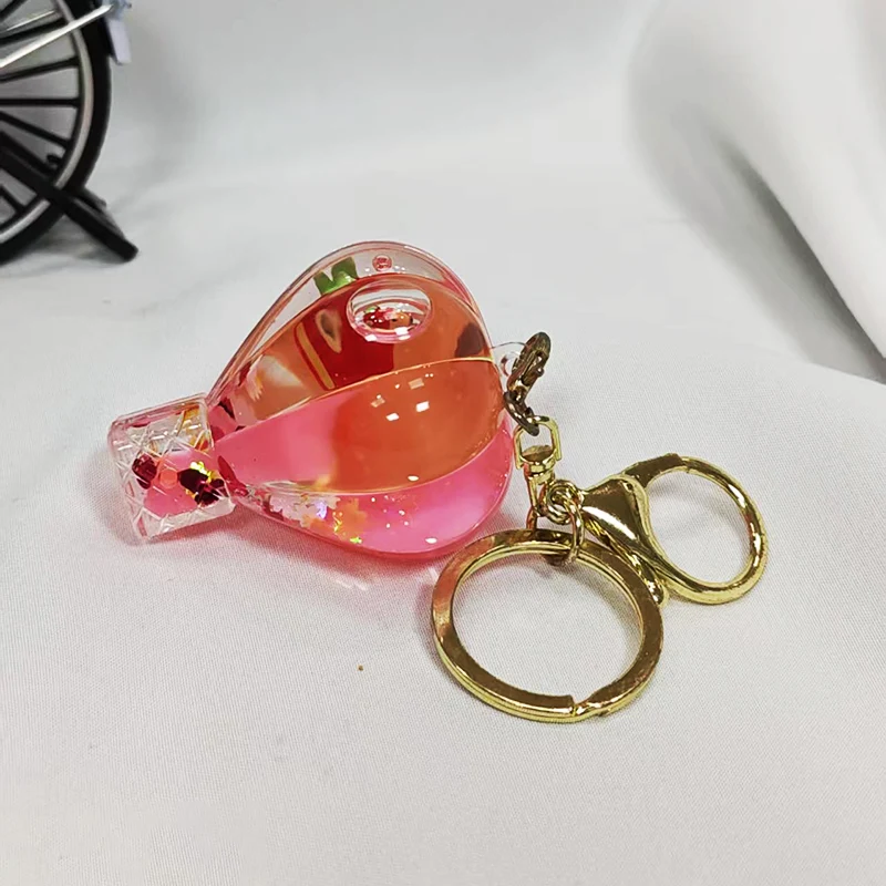 Chaveiro líquido de balão de ar quente